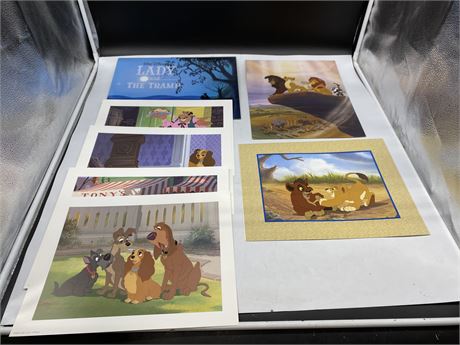 DISNEY LION KING 2 & LADY & THE TRAMP LITHOGRAPHS