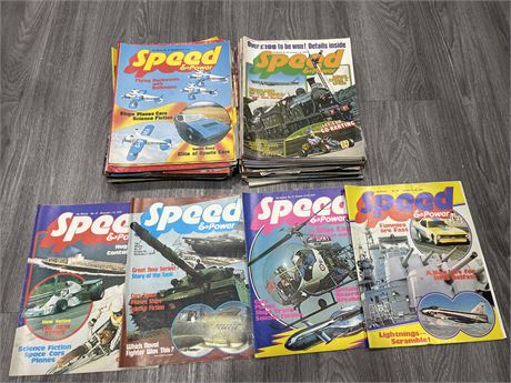 LOT OF EARLY SPEED & POWER MAGAZINES