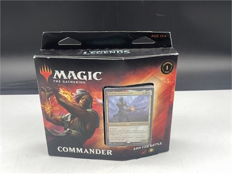 SEALED MAGIC THE GATHERING - COMMANDER DECK - ARM FOR BATTLE