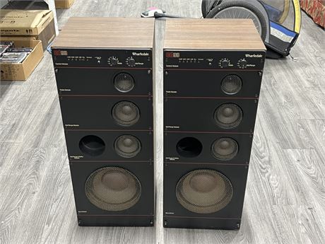 2 WHARFEDALE CD-90 SPEAKER (Works, 33” tall)
