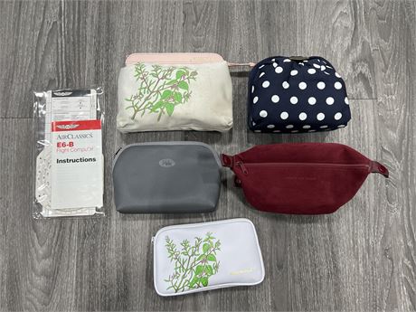 VINTAGE AIRLINE AMENITIES KITS - CATHAY PACIFIC & JAL - SOME COMPLETE