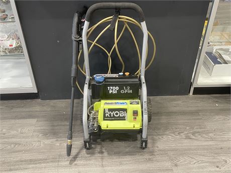 RYOBI 1700 PSI PRESSURE WASHER