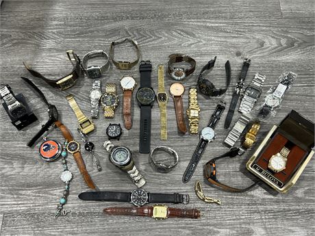 LOT OF MISC WATCHES