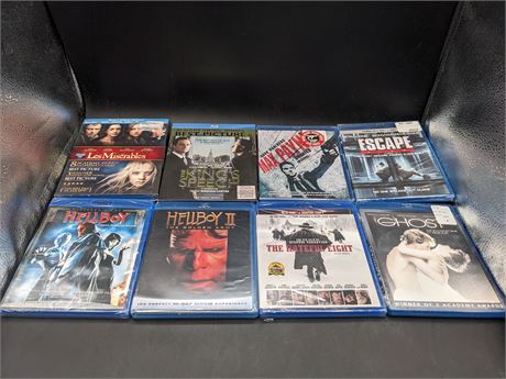 SEALED - COLLECTION OF ACTION BLU-RAY MOVIES