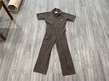 1970s RED WING BROWN COVERALLS - SIZE MEDIUM