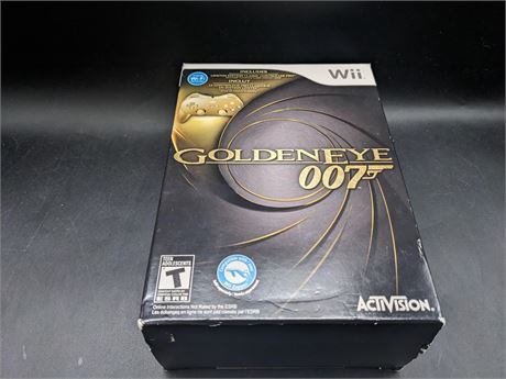 GOLDEYE 007 GOLD CONTROLLER BUNDLE - WII