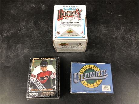3 UNOPENED NHL CARDS PACKS (1990s)