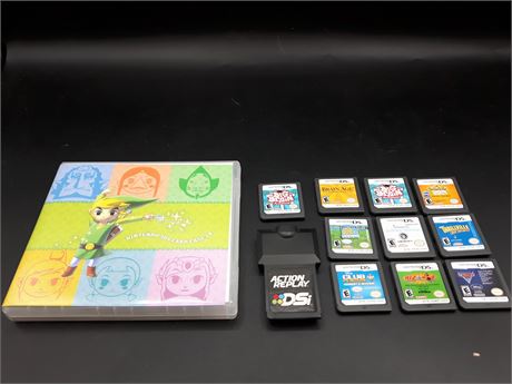 COLLECTION OF NINTENDO DS GAMES & ACCESSORIES