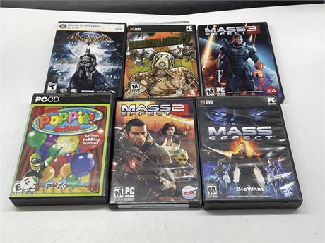 6 DVD PC GAMES