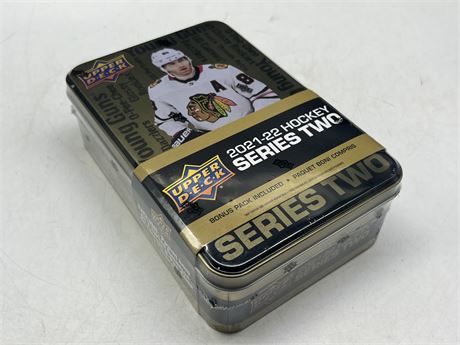 SEALED 2021/22 NHL UD SERIES TWO TIN