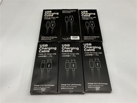 12 USB CHARGING CABLES (2 per box)