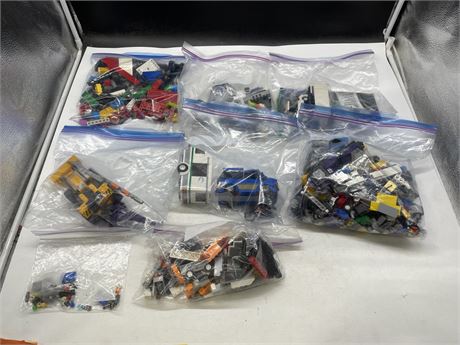 LOT OF ASSORTED LEGO IN BAGS