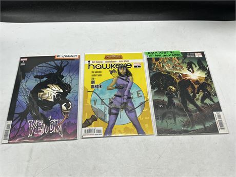 3 MARVEL FIRST ISSUES