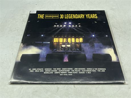 MARQUEE - 30 LEGENDARY YEARS UK PRESS 2LP - EXCELLENT (E)