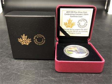 ROYAL CANADIAN MINT 2017 $10 FINE SILVER COIN