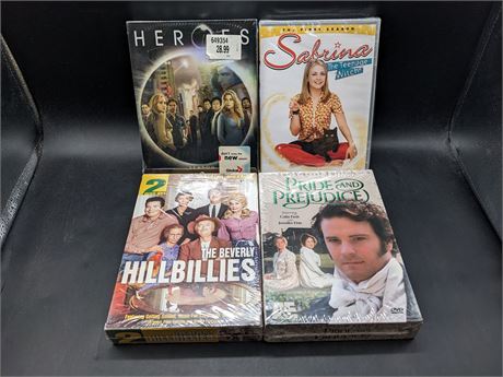 4 SEALED DVD TV SERIES SEASONS