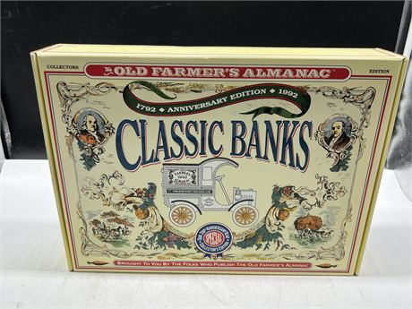 1991 DIECAST CLASSIC BANKS 200TH ANNIVERSARY SET IN BOX