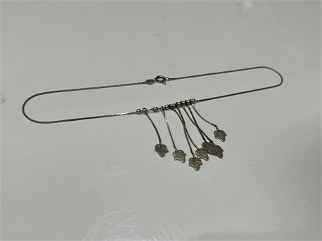 NICE STERLING SILVER NECKLACE (16”)