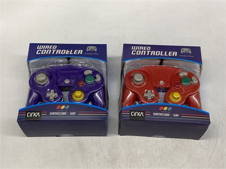 2 SEALED THIRD PARTY GAMECUBE CONTROLLERS