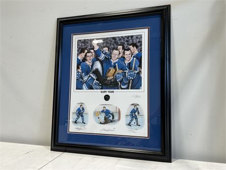 3X SIGNED “GLORY YEARS” LIMITED EDITION FRAMED DISPLAY W/COA (27.5”x33”)