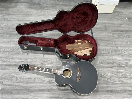 TAKAMINE G SERIES ACOUSTIC GUITAR - RESTORED / REPAIRED - WITH CASE & ECT