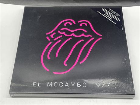SEALED THE ROLLING STONES - EL MOCAMBO 1977 4 LP HEAVYWEIGHT BLACK VINYL BOX SET