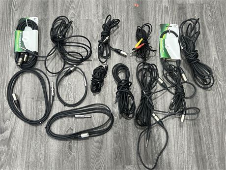 LOT OF INSTRUMENT / GUITAR CORDS