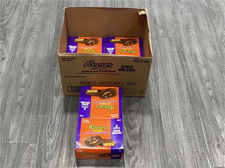 3 CASES OF REESE’S KING SIZE PEANUT BUTTER CUPS (24 P/CASE)
