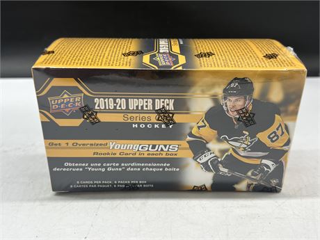 SEALED 2019/20 UPPERDECK YOUNG GUNS SERIES ONE NHL BOX