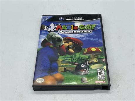 MARIO GOLF TOADSTOOL TOUR - GAMECUBE - COMPLETE WITH MANUAL