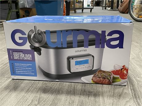 OPEN BOX NEVER USED GOURMIA SOUS VIDE OVEN