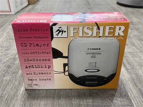 FISHER PORTABLE CD PLAYER