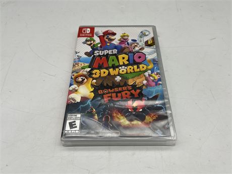 FACTORY SEALED SUPER MARIO 3D WORLD + BOWSERS FURY
