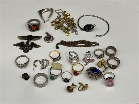 STERLING 925 + OTHER JEWELRY