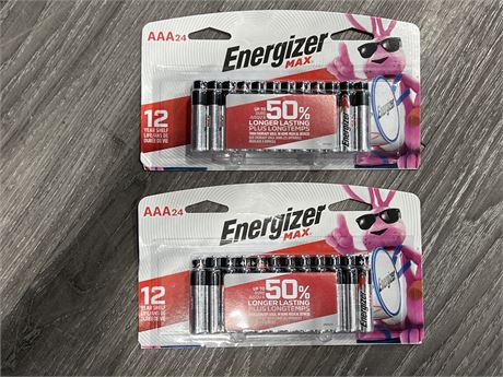 (NEW) ENERGIZER MAX AAA24 BATTERIES
