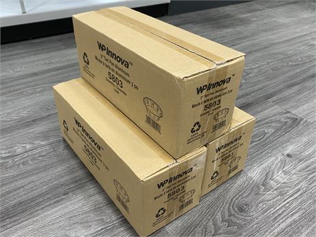 3 BOXES OF NEW 3” ALUMINUM TART PANS (3000 total)