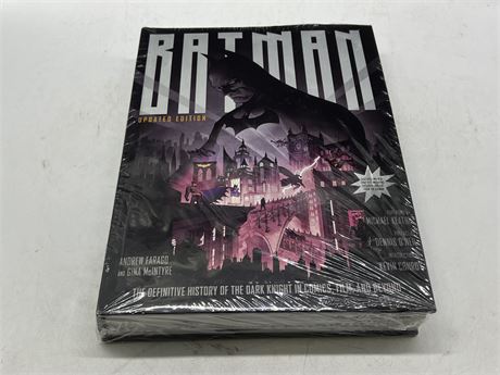 SEALED BATMAN UPDATED EDITION LARGE BOOK - RETAIL $101.00