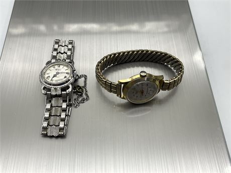 2 WIND UP SWISS MADE WATCHES