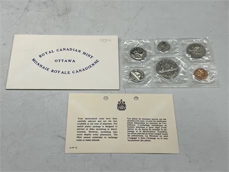 1972 RCM UNCIRCULATED COIN SET