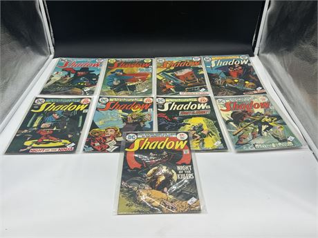 THE SHADOW #1-10 (Missing #5)