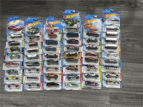 50 NEW HOT WHEELS COLLECTABLE CARS