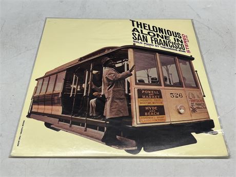 THELONIOUS MONK - THELONIOUS ALONE IN SAN FRANCISCO - NEAR MINT (NM)