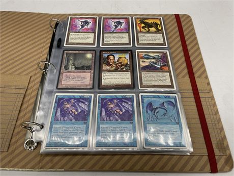 MAGIC THE GATHERING BINDER VINTAGE (4TH EDITION-TEMPEST)