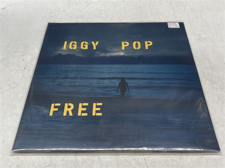 SEALED - IGGY POP - FREE L/E BLUE SEA