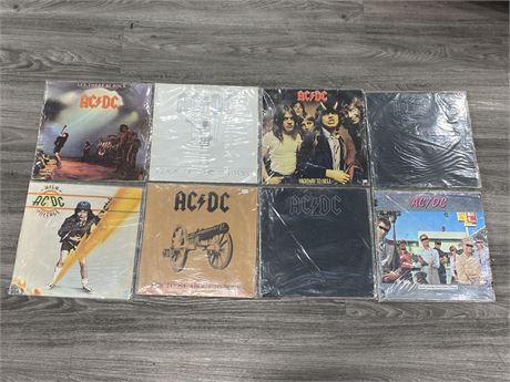 LOT 8 AC/DC RECORDS - CONDITION VARIES
