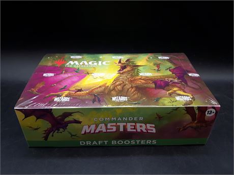 SEALED - MAGIC THE GATHERING MASTERS DRAFT BOOSTER BOX