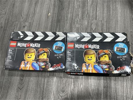 2 OPEN BOX LEGO MOVIE MAKER 70820