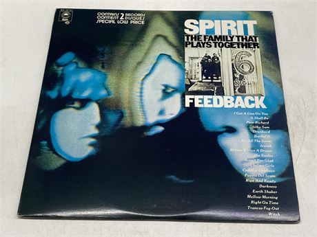 SPIRIT - THE FAMILY THAT PLAYS TOGETHER / FEEDBACK - 2LP NEAR MINT (NM)