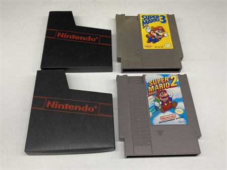 2 NES GAMES (Super Mario Bros 2 & 3)