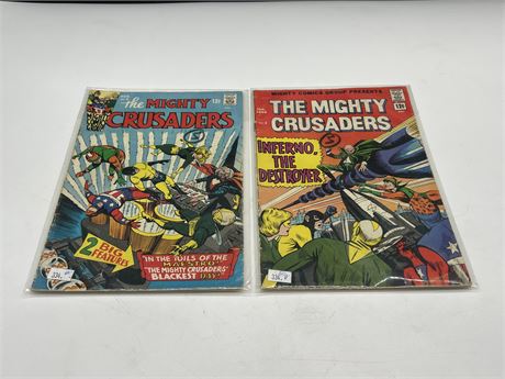 THE MIGHTY CRUSADERS #2 & #6